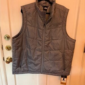The North Face Men's Charcoal Quilted Vest
